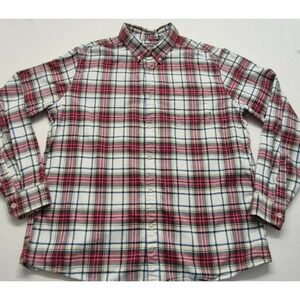 Eddie Bauer Classic Fit men multi-color plaid flannel long sleeve shirt sz. XL